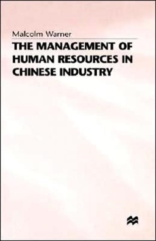 Management of Human Resources in Chinese Industry