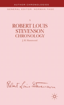 Image for A Robert Louis Stevenson Chronology
