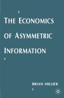 Image for ECONOMICS OF ASYMETRIC INFORM HC