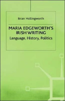 Image for Maria Edgeworth's Irish Writing