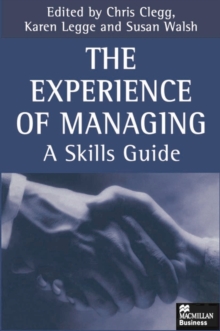 Image for The Experience of Managing