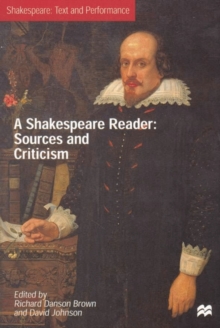 Image for A Shakespeare reader  : sources and criticism