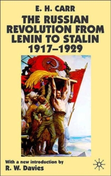 Image for The Russian Revolution  : from Lenin to Stalin (1917-1929)