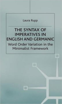 Syntax of Imperatives in English and Germanic