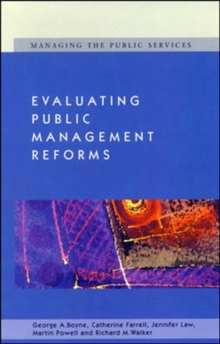 Image for Evaluating Public Management Reforms