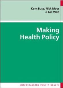 Image for Making health policy