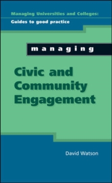 Image for Managing Civic and Community Engagement