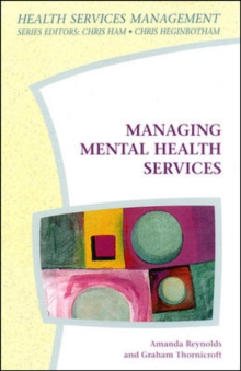 Image for Managing mental health services