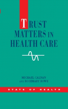 Image for Trust in health care