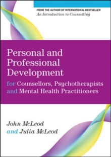 Image for Personal and professional development for counsellors, psychotherapists and mental health practitioners