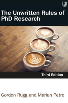 Image for The Unwritten Rules of PhD Research 3e