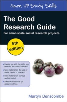 Image for The Good Research Guide: For Small-Scale Social Research Projects : For Small Scale Research Projects