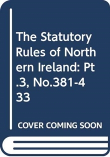 Image for The statutory rules of Northern Ireland 2009