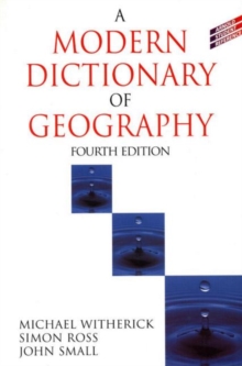 Image for A Modern Dictionary of Geography