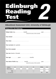 Image for Edinburgh Reading Test (ERT) 2