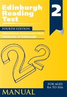 Image for Edinburgh Reading Test (ERT) 2 Manual : A Series of Diagnostic Teaching AIDS
