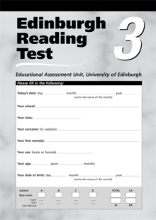 Image for Edinburgh reading tests: Stage 3