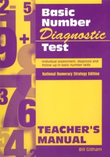 Image for Basic Number Diagnostic Test Pk 10 : Individual Assessment, Diagnosis and Follow-Up in Basic Number Skills