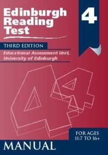 Image for Edinburgh Reading Test (ERT) 4 Specimen Set