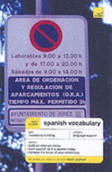 Image for Teachb Yourself Spanish Vocabulary