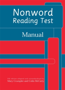 Image for Nonword Reading Test: Manual