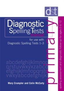 Image for Diagnostic Spelling Tests Primary Manual