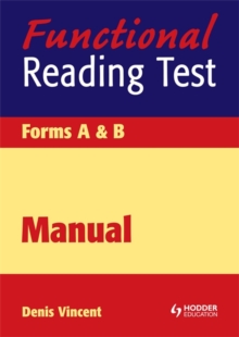 Image for Functional Reading Test Manual