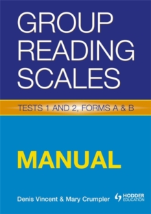 Image for Group Reading Scales Manual