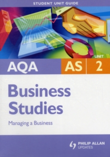 Image for AQA AS business studiesUnit 2,: Managing and business