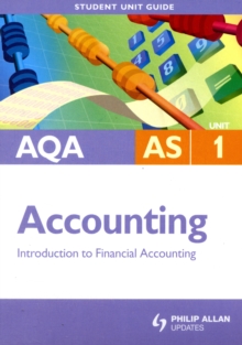 Image for AQA AS accountingUnit 1,: Introduction to financial accounting