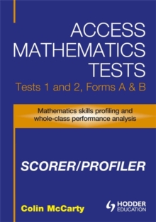 Image for Access Mathematics Tests (AMT) 1 & 2 Scorer/Profiler CD-ROM
