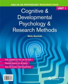Image for AQA (A) AS psychologyUnit 1,: Cognitive & developmental psychology and research methods resource pack