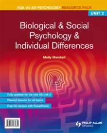 Image for AQA (A) AS Psychology Unit 2: Biological & Social Psychology & Individual Differences