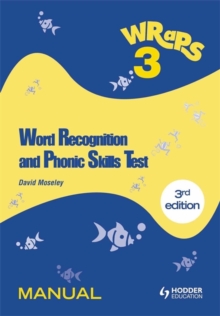 Image for Word recognition and phonic skills testWRAPS 3,: Manual