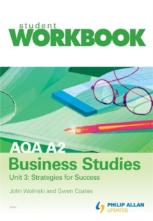 Image for AQA A2 business studiesUnit 3,: Strategies for success