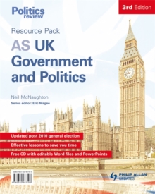 Image for AS UK Government and Politics Teacher Resource Pack 3rd Edition (+CD)