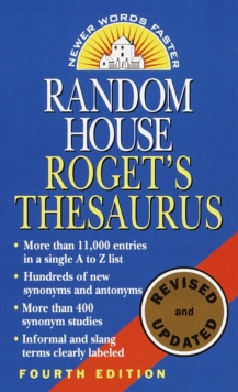 Image for Random House Roget's Thesaurus