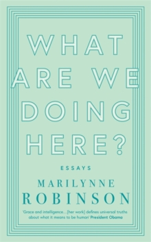 Image for What are we doing here?  : essays