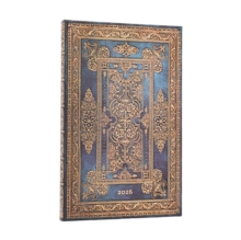 Image for 2026 Blue Luxe (Luxe Design) Maxi 12-month Horizontal Hardcover Flexi Dayplanner 2026 (Elastic Band Closure)