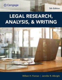 Image for Legal research, analysis, and writing