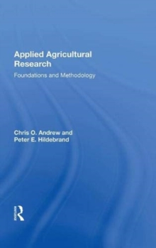 Image for Applied agricultural research  : foundations and methodology