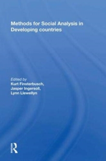 Image for Methods For Social Analysis In Developing Countries