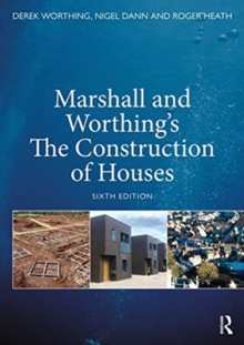 Image for Marshall and Worthing's The Construction of Houses
