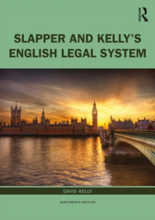 Image for Slapper and Kelly's the English legal system