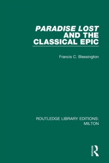 Image for Paradise Lost and the Classical Epic