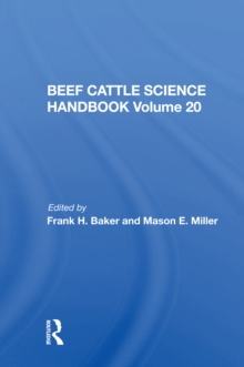 Image for Beef Cattle Science Handbook, Vol. 20
