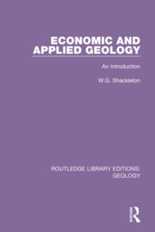 Image for Economic and applied geology : an introduction