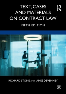 Text, cases and materials on contract law. by Stone, Richard cover image