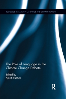 Image for The role of language in the climate change debate