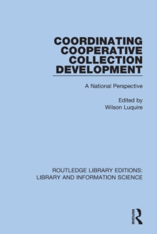 Coordinating Cooperative Collection Development